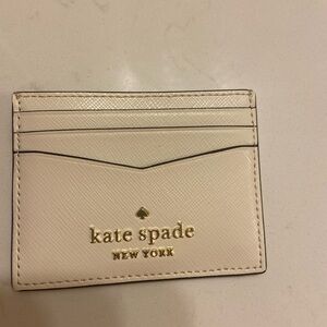 Kate Spade Cream Card Holder